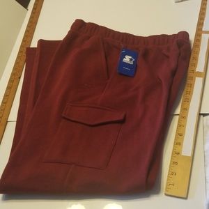 starter maroon sweats boys